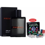 Ficha técnica e caractérísticas do produto Perfume Poker Face Masculino 100 ml + Jogo de Poker