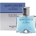 Ficha técnica e caractérísticas do produto Perfume Quartz Silver Pour Homme Masculino Eau de Toilette 30ml Molyneux