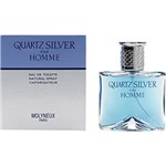 Ficha técnica e caractérísticas do produto Perfume Quartz Silver Pour Homme Masculino Eau de Toilette 50ml Molyneux