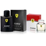 Ficha técnica e caractérísticas do produto Perfume Scuderia Ferrari Black Edt125ml + Scuderia Ferrari Edt 40ml