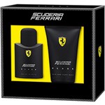 Ficha técnica e caractérísticas do produto Perfume Scuderia Ferrari Black Edt75ml+Shower Gel 150ml