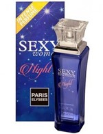 Ficha técnica e caractérísticas do produto Perfume Sexy Woman Night Edt 100ml Feminino - Paris Elysees