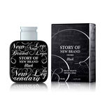 Ficha técnica e caractérísticas do produto Perfume Story Of New Brand Black Masculino Eau de Toilette 100ml