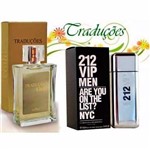 Ficha técnica e caractérísticas do produto Perfume Traduções Gold N62 Hinode -212 Vip Men 100ml