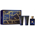 Perfume Versace Dylan Blue Kit Edt Gel de Banho e Pós-barba