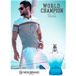 Ficha técnica e caractérísticas do produto Perfume World Champion Blue Masculino Eau de Toilette 100ml | New Brand