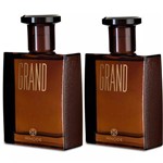 Ficha técnica e caractérísticas do produto 2 Perfumes Amadeirados 100ml Lacrado Couro Forte Masculino Tradicional Alta Qualidade