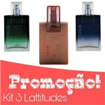 Ficha técnica e caractérísticas do produto 3 Perfumes Fortes Original Masculinos Alta Qualidade Longa Duração