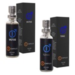 Ficha técnica e caractérísticas do produto Perfumes Onpulse Victus e Tonic Masculinos Inspiração Importado 15 Ml