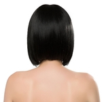 Ficha técnica e caractérísticas do produto Fashion Wig Peruca de cabelo curto cabelo Bobo peruca com franja Natural da linha fina por Mulheres