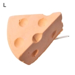 Ficha técnica e caractérísticas do produto Pet Coelho Hamster Queijo Forma Dentes Moagem Mineral Cálcio Molar Pedra Brinquedo