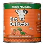Ficha técnica e caractérísticas do produto Pet Delícia para Cães - Jardineira de Frango - Lata