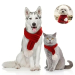 Pet Dog Cat Neck Scarf Quente Macio Knitting Cachecol Para Collar Médio Grande Dogs inverno mais quente Pet Acessórios Dog Pet Supply