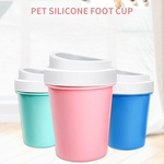 Ficha técnica e caractérísticas do produto Pet Paw Cleaning Foot Washer Cup com cerdas macias de silicone para cães Golden Retriever Teddy Cats hygiene kits