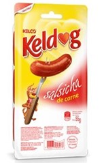 Ficha técnica e caractérísticas do produto Petisco Kelco Keldog Salsicha Carne para Cães