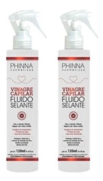 Ficha técnica e caractérísticas do produto Phinna Vinagre Capilar Fluido Selante 120ml - 02 Unidades - Phinna Cosméticos