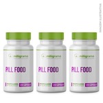 Ficha técnica e caractérísticas do produto Pill Food 120 Cápsulas (3 UND) - Miligrama