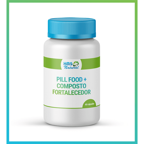 Ficha técnica e caractérísticas do produto Pill Food + Composto Fortalecedor Cápsulas 60cápsulas