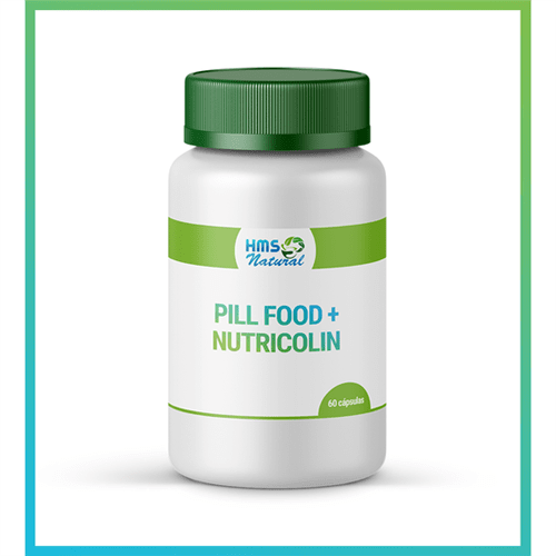 Ficha técnica e caractérísticas do produto Pill Food + Nutricolin Cápsulas Vegan 60cápsulas
