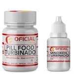 Ficha técnica e caractérísticas do produto Pill Food Turbinado 60caps + Minoxidil Turbinado 120ml - Oficialfarma S