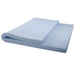 Ficha técnica e caractérísticas do produto Pillow Top Hospitalar Anti Escaras Viscoelástico Nasa Gel Infusion 88 X 1,88 X 8cm Aumar - Azul Claro