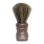 Ficha técnica e caractérísticas do produto Pincel de Barbear Natural - Cerdas de Cavalo - Vito