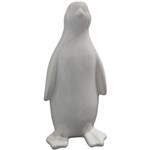 Ficha técnica e caractérísticas do produto Pinguim Decorativo em Cerâmica Branco Urban