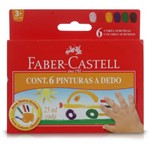 Ficha técnica e caractérísticas do produto Pintura a Dedo 25ml - 6 Cores - Faber Castell