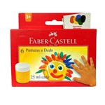 Pintura a Dedo 6 Cores 25ml - Faber Castell