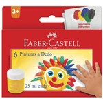 Ficha técnica e caractérísticas do produto Pintura a Dedo 6 Cores 25ml Faber Castell