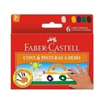 Ficha técnica e caractérísticas do produto Pintura a Dedo Faber-castell 25ml - 6 Cores - Faber Castell
