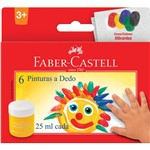 Ficha técnica e caractérísticas do produto Pintura a Dedo Faber Castell 6 Cores 25Ml Cada