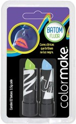 Pintura Facial Batom Color Make Fluor AZ/VD CT.C/02 Colormake - Yur