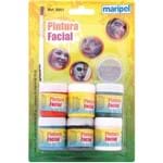Ficha técnica e caractérísticas do produto Pintura Facial Liquida Maripel 06 Cores + Pincel 1009404