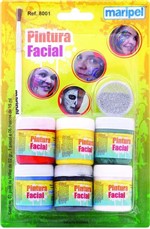 Ficha técnica e caractérísticas do produto Pintura Facial Liquida Maripel 06 Cores + Pincel