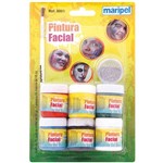 Ficha técnica e caractérísticas do produto Pintura Facial Liquida + Pincel 6Cores 15Ml C Ct.C/06 Maripel