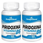 Ficha técnica e caractérísticas do produto Piridoxina Vitamina B6 – Semprebom – 120 Cap. de 240 Mg. - Sem Sabor - 120 Cápsulas