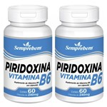 Ficha técnica e caractérísticas do produto Piridoxina Vitamina B6 Semprebom - 120 Cap. de 240 Mg.