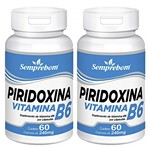 Ficha técnica e caractérísticas do produto Piridoxina Vitamina B6 – Semprebom – 120 Cap. de 240 Mg.