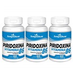Ficha técnica e caractérísticas do produto Piridoxina Vitamina B6 – Semprebom – 180 Cap. de 240 Mg.