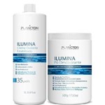 Plancton - Ilumina Kit Descoloração Água Oxigenada 35 Volumes 1l + Pó Descolorante 500g