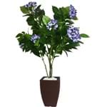 Planta Artificial Floral com Vaso