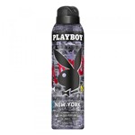 Ficha técnica e caractérísticas do produto Playboy - Desodorante Aerosol Masculino New York - 150ml