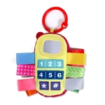 Ficha técnica e caractérísticas do produto Plush chocalhos Stroller Hanging infantil bonito de Bell bebê macia Crib Educacional Toy Som