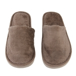 Ficha técnica e caractérísticas do produto Plush Interior Início Mulheres Homens Anti Slip Shoes Quente algodão macio silencioso Chinelos