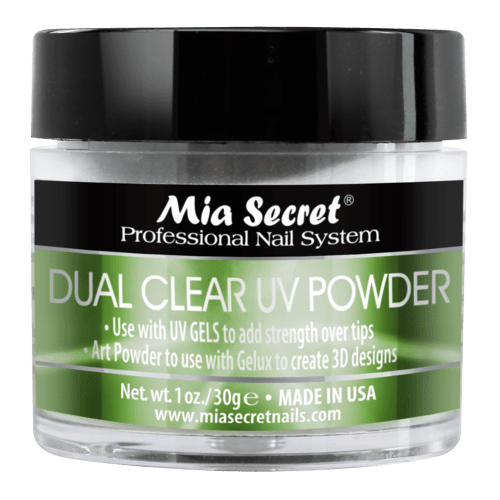 Ficha técnica e caractérísticas do produto Pó Acrílico Dual Uv Powder | Clear | 30 Gr | Mia Secret