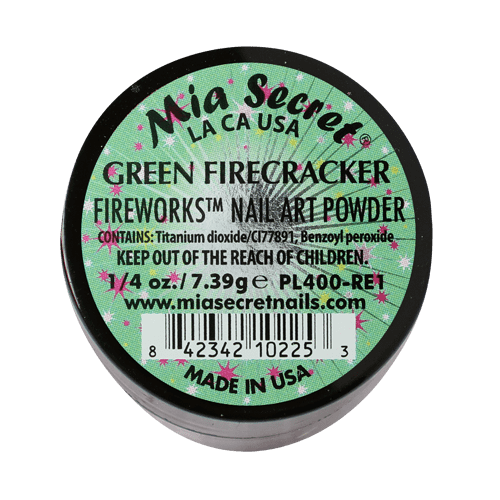 Ficha técnica e caractérísticas do produto Pó Acrílico | Green Firecracker | 7.39 Gr | Mia Secret