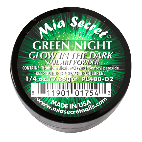 Ficha técnica e caractérísticas do produto Pó Acrílico | Green Night | 7.39 Gr | Mia Secret