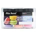 Pó Acrílico | Kit Pastel Macarons | 6 Cores 7.39 Gr | Mia Secret