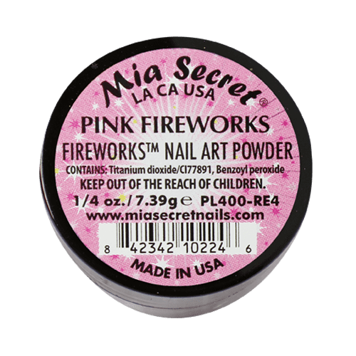 Ficha técnica e caractérísticas do produto Pó Acrílico | Pink Fireworks | 7.39 Gr | Mia Secret
